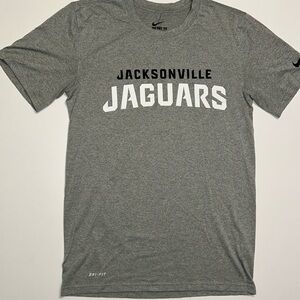 Jacksonville Jaguars NFL gray dri-fit Nike Tee size Small. Excellent condition